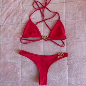 White Fox Boutique Red Swimwear